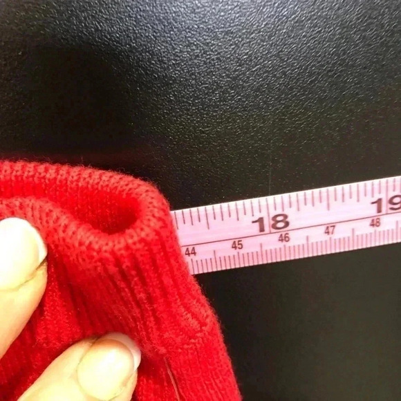 G Knitwear mid length red skirt - elastic waist Size XL - Picture 4 of 7